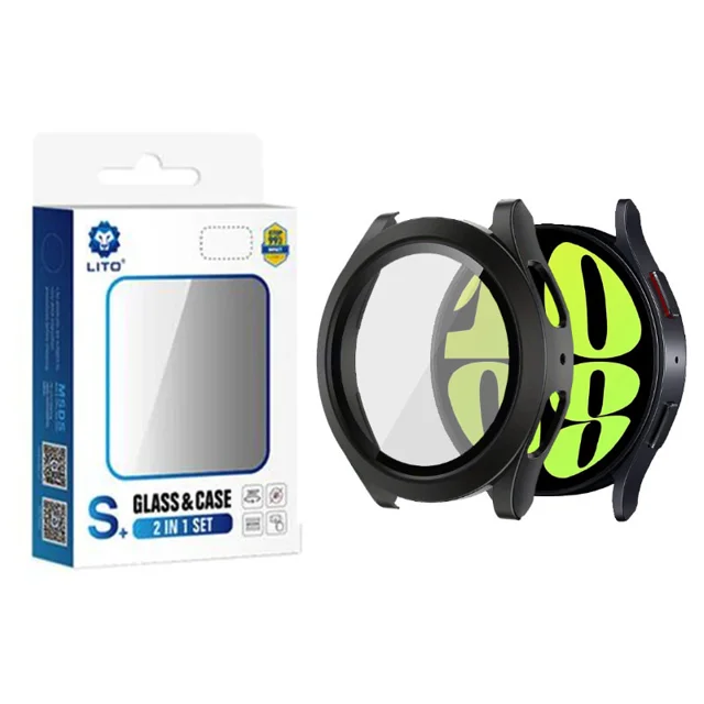 کاور لیتوو مدل Protector مناسب برای ساعت هوشمند سامسونگ Galaxy Watch 6 44mm به همراه محافظ صف-9.webp